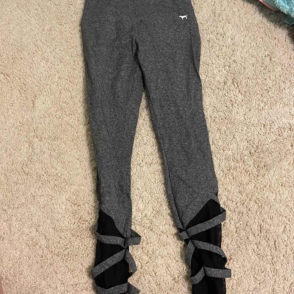 PINK leggings with mesh